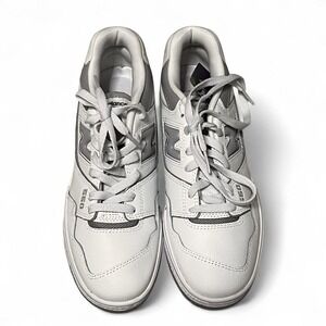 New Balance 550 White Grey Sneakers BBW550BB NWOT Women 8 Men 6.5